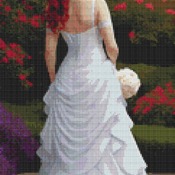 Bride Cross Stitch Pattern