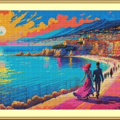 By The Beach Cross Stitch Pattern