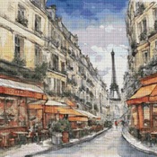 Cafes Cross Stitch Pattern