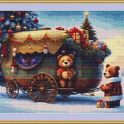 Christmas Bears Cross Stitch Pattern