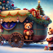 Christmas Bears Cross Stitch Pattern