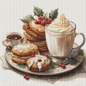 Christmas Coffee Cross Stitch Pattern