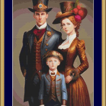 Family Cross Stitch Pattern