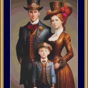 Family Cross Stitch Pattern