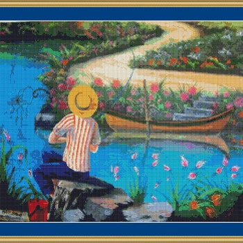 Fishing Cross Stitch Pattern