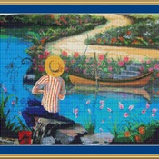 Fishing Cross Stitch Pattern