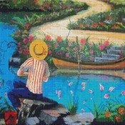 Fishing Cross Stitch Pattern