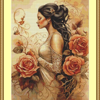 Floral Elegance Cross Stitch Pattern