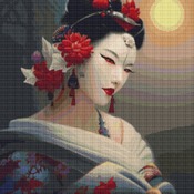 Geisha Cross Stitch Pattern