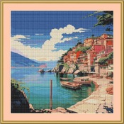 Harbour Front Cross Stitch Pattern