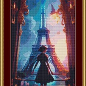 In Paris Cross Stitch Pattern