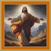 Jesus Cross Stitch Pattern