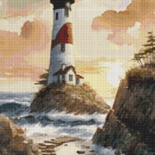 Lighthouse Cross Stitch Pattern