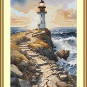 Lighthouses Cross Stitch Pattern