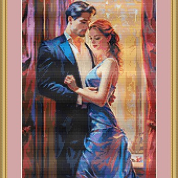 Lovers Cross Stitch Pattern