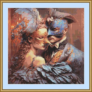 Masquerade Cross Stitch Pattern