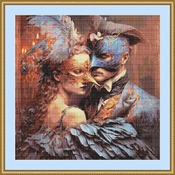 Masquerade Cross Stitch Pattern