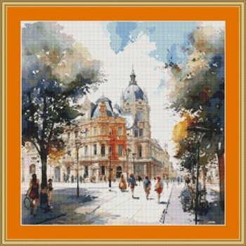 Montpellier Cross Stitch Pattern