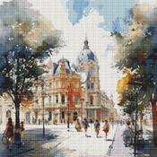 Montpellier Cross Stitch Pattern