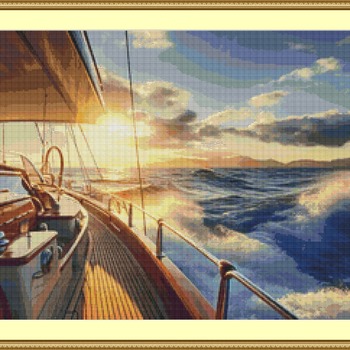 On Board Cross Stitch Pattern