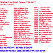 Pheasant Wildlife Cross Stitch Pattern DMC DIY***LOOK***Buyers Can Download Your Pattern As Soon As They Complete The Purchase