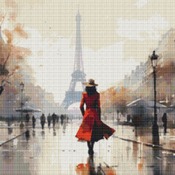 Red Coat Cross Stitch Pattern