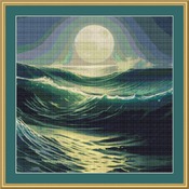 Seascape Cross Stitch Pattern