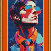 Sunglasses Cross Stitch Pattern