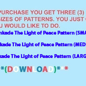 The Light of Peace Cross Stitch Pattern***L@@K***Buyers Can Download Your Pattern As Soon As They Complete The Purchase