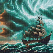 Thunderstorm Cross Stitch Pattern