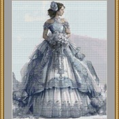 Victoria Era Cross Stitch Pattern