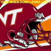 Virginia Tech Hokies Helmet Cross Stitch Pattern***L@@K***Buyers Can Download Your Pattern As Soon As They Complete The Purchase