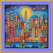 City Cross Stitch Pattern