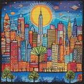 City Cross Stitch Pattern