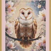 Barn Owl Cross Stitch Pattern