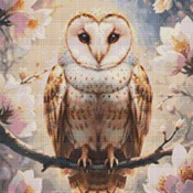 Barn Owl Cross Stitch Pattern