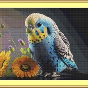 Budgie Cross Stitch Pattern