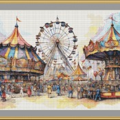 Carousels Cross Stitch Pattern