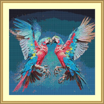 Flying Together Cross Stitch Pattern