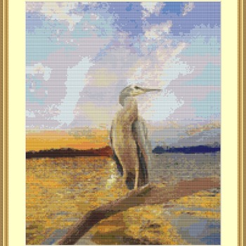 Heron Cross Stitch Pattern