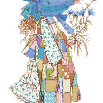 Holly Hobbie Blue Dress Cross-Stitch Pattern***L@@K***Buyers Can Download Your Pattern As Soon As They Complete The Purchase