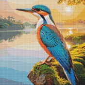 Kingfisher Cross Stitch Pattern