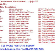 Through A Mother's Eyes Cross Stitch Pattern***L@@K***Buyers Can Download Your Pattern As Soon As They Complete The Purchase