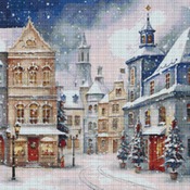 A Quiet Street Cross Stitch Pattern