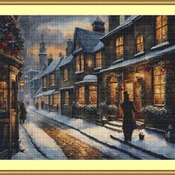 A Victorian Christmas Cross Stitch Pattern