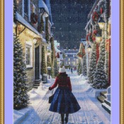 A White Christmas Cross Stitch Pattern