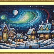 At Night Cross Stitch Pattern