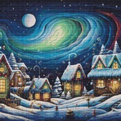 At Night Cross Stitch Pattern