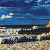 Atlantic Surf Cross Stitch Pattern