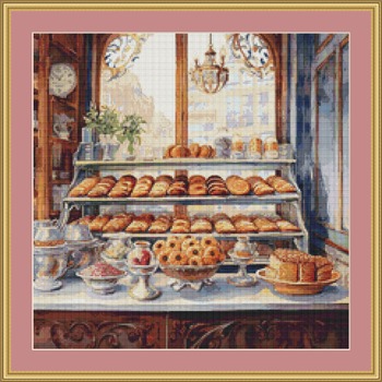 Bakery Cross Stitch Pattern